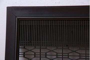 アンティーク雑貨　明治大正期　和モダンなアンティーク欄間(明り取り、明かり取り)