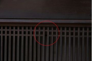 アンティーク雑貨　明治大正期　和モダンなアンティーク欄間(明り取り、明かり取り)