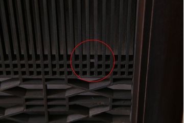 アンティーク雑貨　明治大正期　和モダンなアンティーク欄間(明り取り、明かり取り)