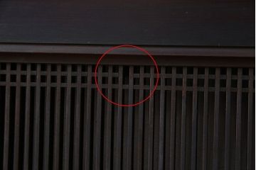 アンティーク雑貨　明治大正期　和モダンなアンティーク欄間(明り取り、明かり取り)