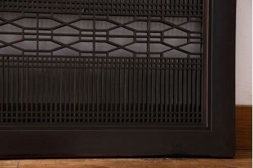 アンティーク雑貨　明治大正期　和モダンなアンティーク欄間(明り取り、明かり取り)