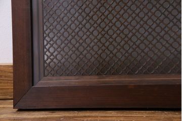 アンティーク雑貨　和製アンティーク　繊細な組子が目を惹く書院欄間(明かり取り、明り取り)