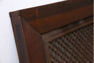 アンティーク雑貨　和製アンティーク　繊細な組子が目を惹く書院欄間(明かり取り、明り取り)