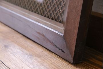 アンティーク雑貨　和製アンティーク　繊細な組子が目を惹く書院欄間(明かり取り、明り取り)