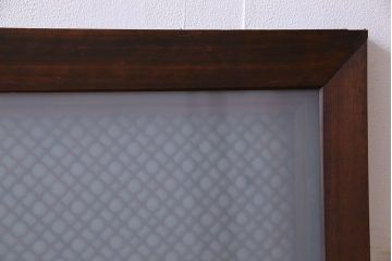 アンティーク雑貨　和製アンティーク　繊細な組子が目を惹く書院欄間(明かり取り、明り取り)