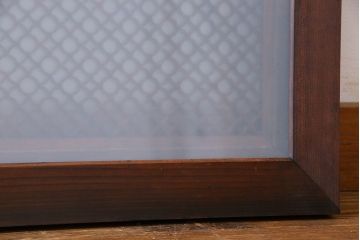 アンティーク雑貨　和製アンティーク　繊細な組子が目を惹く書院欄間(明かり取り、明り取り)