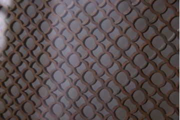 アンティーク雑貨 和製アンティーク 繊細な組子が目を惹く書院欄間(明かり取り、明り取り)