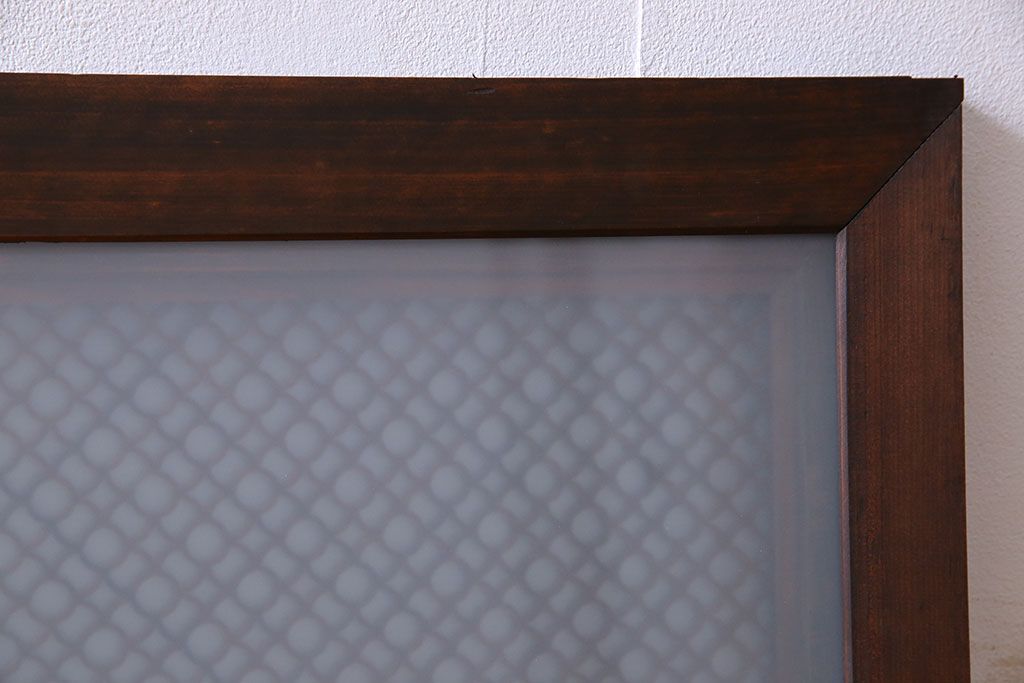 アンティーク雑貨 和製アンティーク 繊細な組子が目を惹く書院欄間(明かり取り、明り取り)