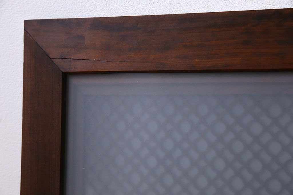 アンティーク雑貨 和製アンティーク 繊細な組子が目を惹く書院欄間(明かり取り、明り取り)