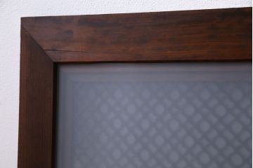 アンティーク雑貨 和製アンティーク 繊細な組子が目を惹く書院欄間(明かり取り、明り取り)