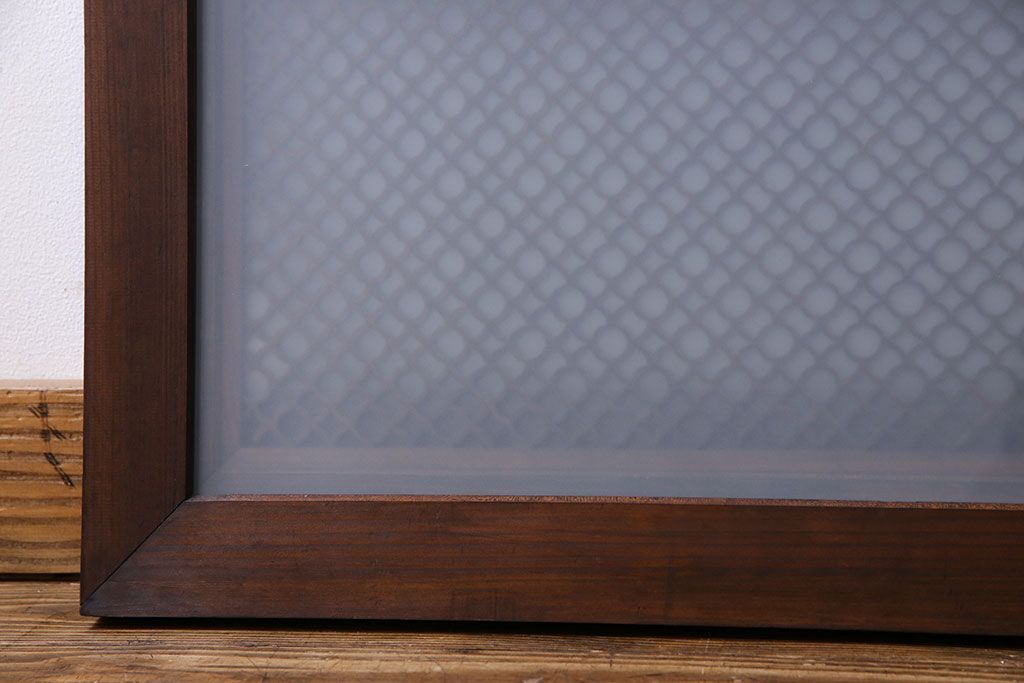 アンティーク雑貨 和製アンティーク 繊細な組子が目を惹く書院欄間(明かり取り、明り取り)