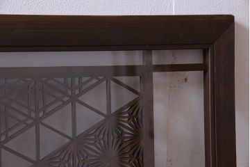 アンティーク雑貨　上品な組子が和の空間を引き立てる欄間(明かり取り、明り取り)