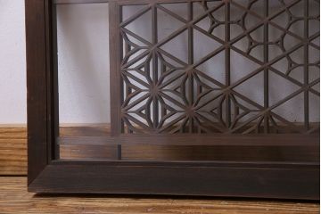 アンティーク雑貨　上品な組子が和の空間を引き立てる欄間(明かり取り、明り取り)