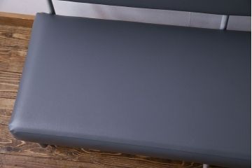 レトロ家具　昭和レトロ　落ち着いた色合いのシンプルなベンチ(長椅子)