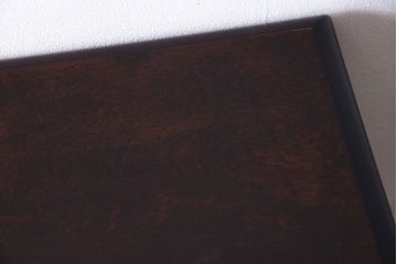 中古　松本民芸家具　デザインが印象的なD型サイドボード(収納棚)(定価43万円)