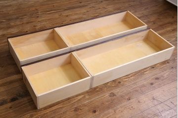 中古　北海道民芸家具　気品漂うベンチチェスト(ローボード、テレビボード)(定価18万円)