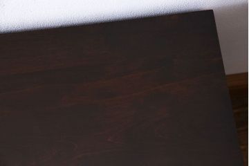 中古　北海道民芸家具　気品漂うベンチチェスト(ローボード、テレビボード)(定価18万円)