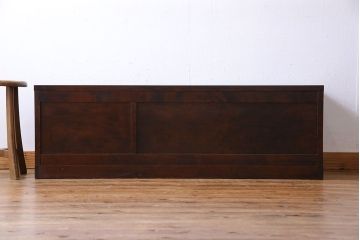 中古　北海道民芸家具　気品漂うベンチチェスト(ローボード、テレビボード)(定価18万円)