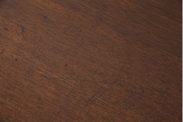 レトロ家具　昭和レトロ　木製　味わい深い質感の両面引き出しテーブル(ダイニングテーブル、作業台)