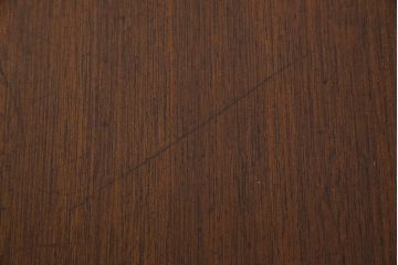レトロ家具　昭和レトロ　木製　味わい深い質感の両面引き出しテーブル(ダイニングテーブル、作業台)