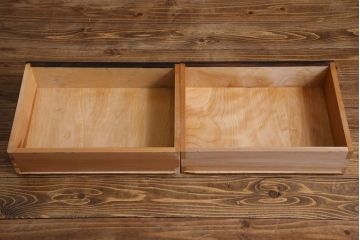 中古　美品　松本民芸家具　シックなA型食器棚(収納棚、戸棚)(定価47万円)