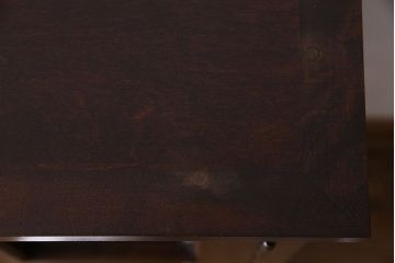 中古　北海道民芸家具　シックな存在感を放つ本箱(書棚、収納棚)(1)