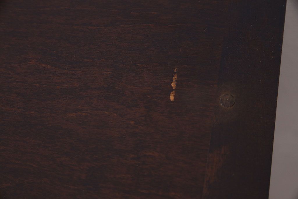 中古　北海道民芸家具　シックな存在感を放つ本箱(書棚、収納棚)(1)