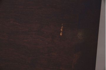 中古　北海道民芸家具　シックな存在感を放つ本箱(書棚、収納棚)(1)