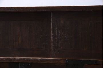 アンティーク家具　明治大正期　前面桐材　古い木の質感が味わい深いアンティークチェスト(小箪笥、小引き出し、帳場箪笥、桐箪笥、桐たんす)