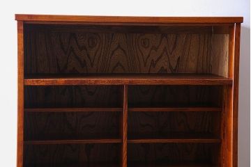 中古　高級品　松本伝統　指物工芸家具　本漆塗りが高級感漂う食器棚(水屋箪笥、収納棚、キャビネット)(定価52万円)