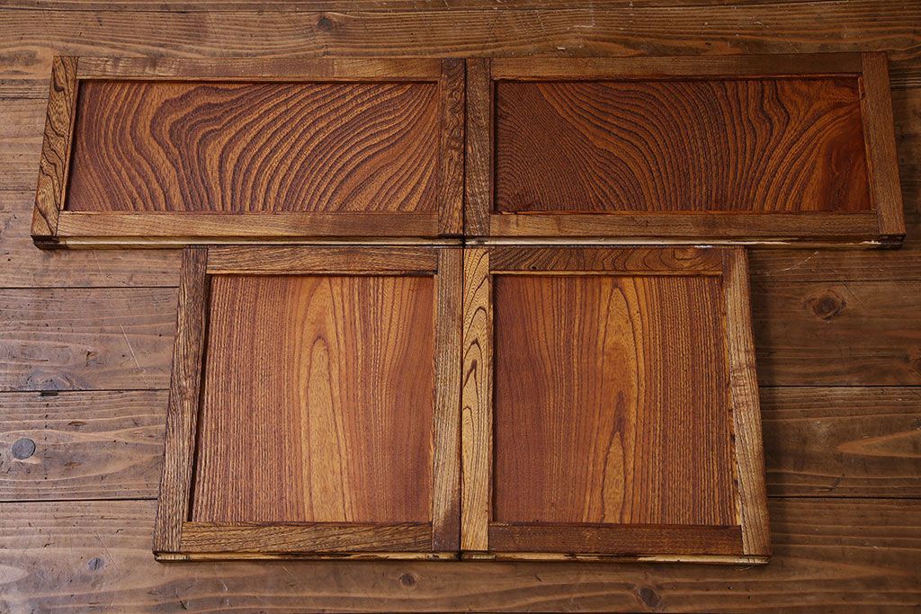 中古　高級品　松本伝統　指物工芸家具　本漆塗りが高級感漂う食器棚(水屋箪笥、収納棚、キャビネット)(定価52万円)