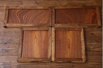 中古　高級品　松本伝統　指物工芸家具　本漆塗りが高級感漂う食器棚(水屋箪笥、収納棚、キャビネット)(定価52万円)