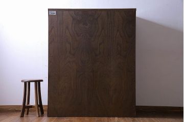 中古 伝統民芸家具 岩谷堂箪笥　杢目と金具が存在感を放つ整理箪笥(3)(定価約50万円)
