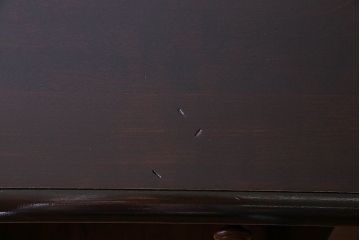 中古　北海道民芸家具　421 樺材　重厚なデスク(片袖机、在宅ワーク、在宅用学習机)