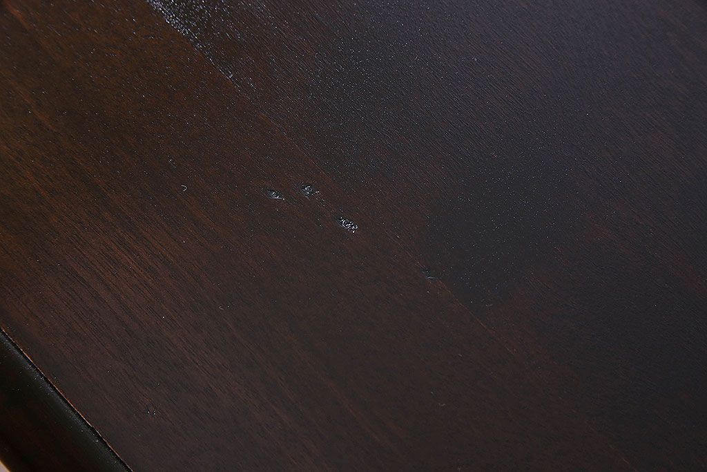 中古　北海道民芸家具　421 樺材　重厚なデスク(片袖机、在宅ワーク、在宅用学習机)