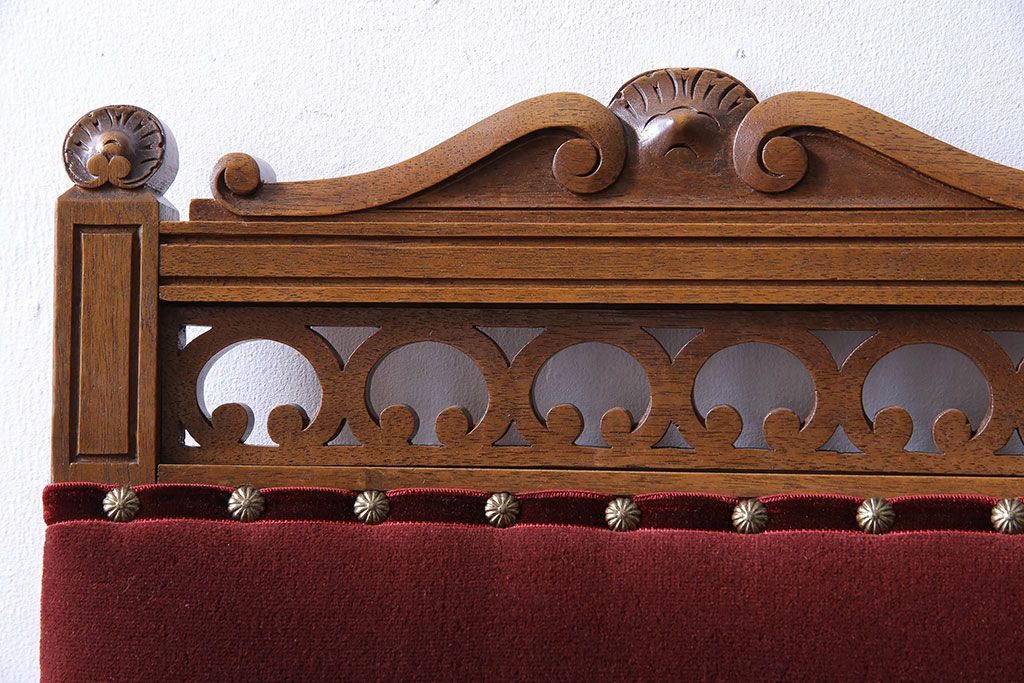 アンティーク家具　フランスアンティーク　シックで上品なデザインのダイニングチェア(椅子、イス)(1)