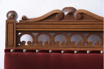 アンティーク家具　フランスアンティーク　シックで上品なデザインのダイニングチェア(椅子、イス)(1)