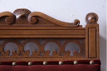 アンティーク家具　フランスアンティーク　シックで上品なデザインのダイニングチェア(椅子、イス)(1)