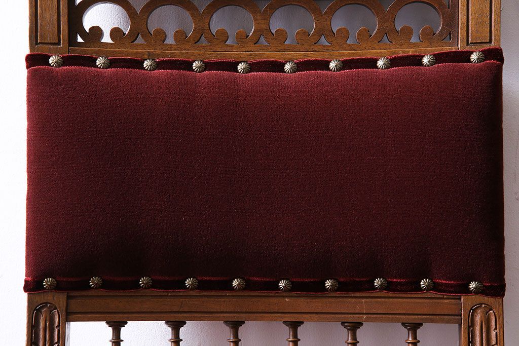 アンティーク家具　フランスアンティーク　シックで上品なデザインのダイニングチェア(椅子、イス)(1)