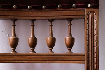 アンティーク家具　フランスアンティーク　シックで上品なデザインのダイニングチェア(椅子、イス)(1)