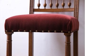 アンティーク家具　フランスアンティーク　シックで上品なデザインのダイニングチェア(椅子、イス)(1)