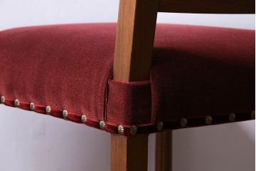 アンティーク家具　フランスアンティーク　シックで上品なデザインのダイニングチェア(椅子、イス)(1)