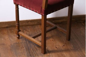 アンティーク家具　フランスアンティーク　シックで上品なデザインのダイニングチェア(椅子、イス)(1)