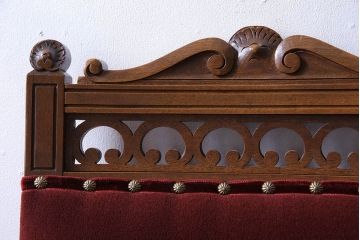 アンティーク家具　フランスアンティーク　シックで上品なデザインのダイニングチェア(椅子、イス)(2)