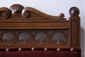 アンティーク家具　フランスアンティーク　シックで上品なデザインのダイニングチェア(椅子、イス)(2)