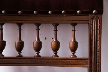 アンティーク家具　フランスアンティーク　シックで上品なデザインのダイニングチェア(椅子、イス)(2)