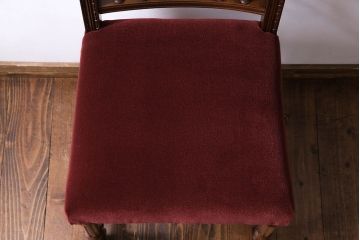 アンティーク家具　フランスアンティーク　シックで上品なデザインのダイニングチェア(椅子、イス)(2)