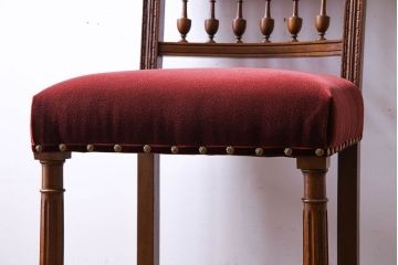 アンティーク家具　フランスアンティーク　シックで上品なデザインのダイニングチェア(椅子、イス)(2)