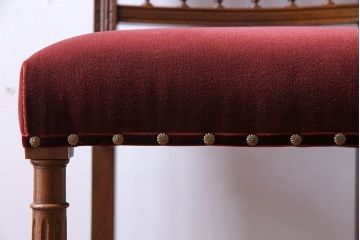 アンティーク家具　フランスアンティーク　シックで上品なデザインのダイニングチェア(椅子、イス)(2)