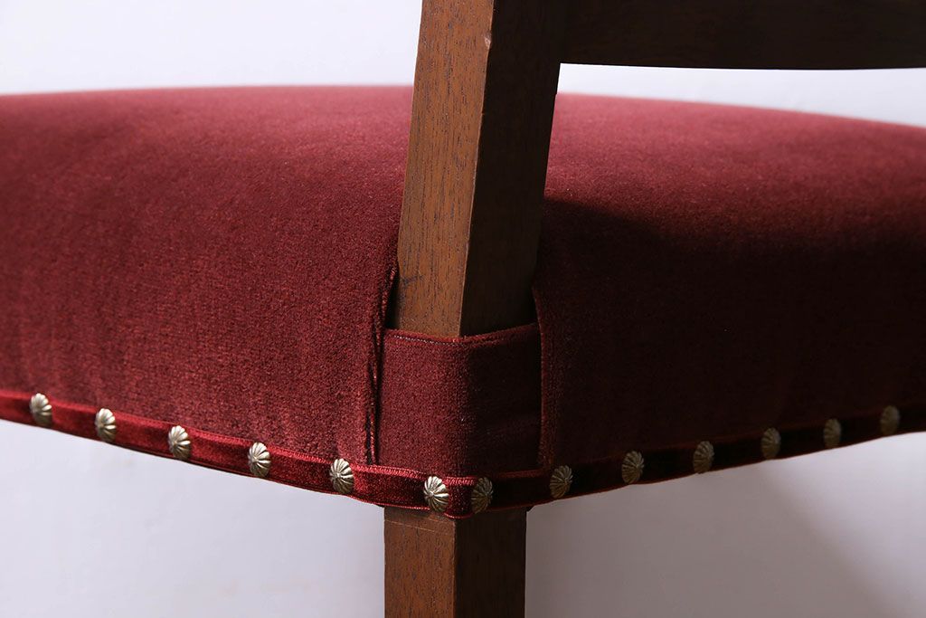 アンティーク家具　フランスアンティーク　シックで上品なデザインのダイニングチェア(椅子、イス)(2)